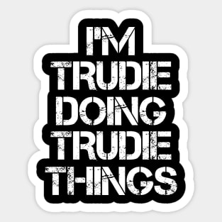 Trudie Sticker